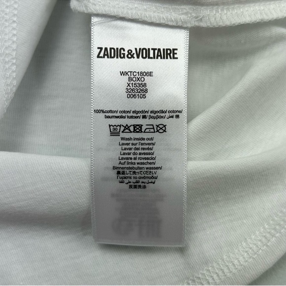 NWT Zadig & Voltaire long-sleeve shirt - Picture 9 of 16